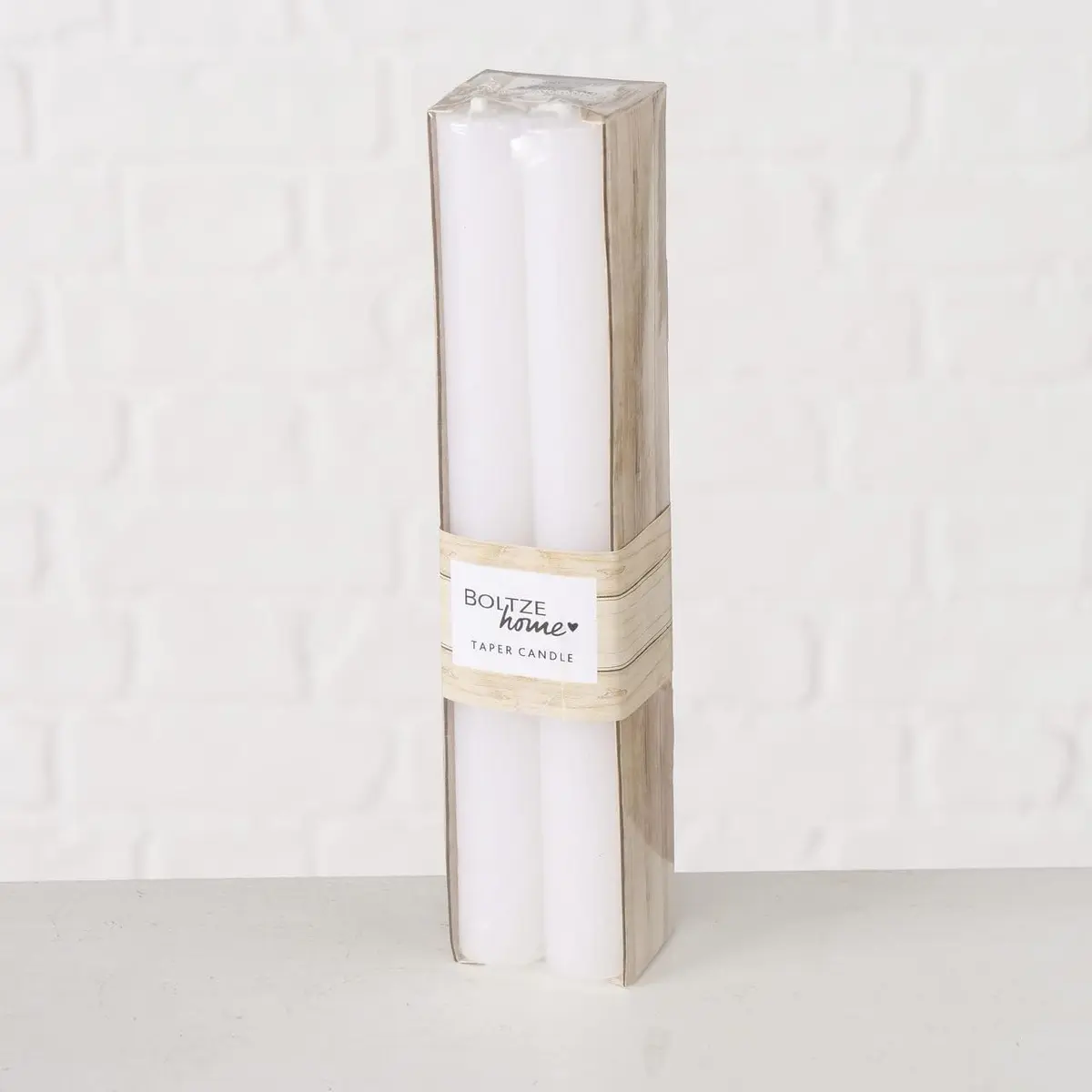 Stabkerze Melia Weiß 4er Set 